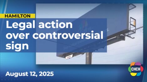 Hamilton city hall heading to court after its removal order of digital billboard deemed 'transphobic'