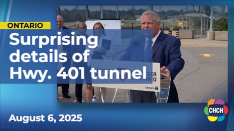 Doug Ford unveils plans for three-level tunnel under Hwy. 401, lacks feasibility report