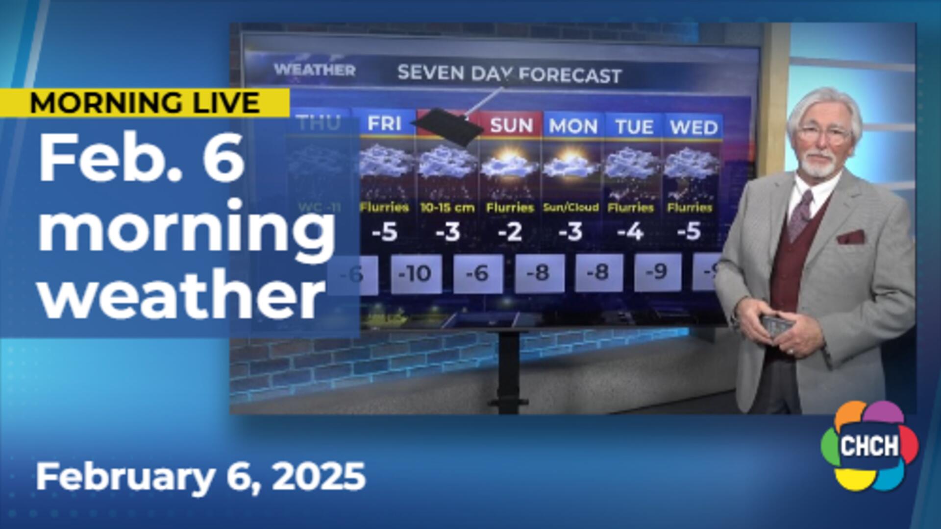 Morning weather forecast for February 6, 2025