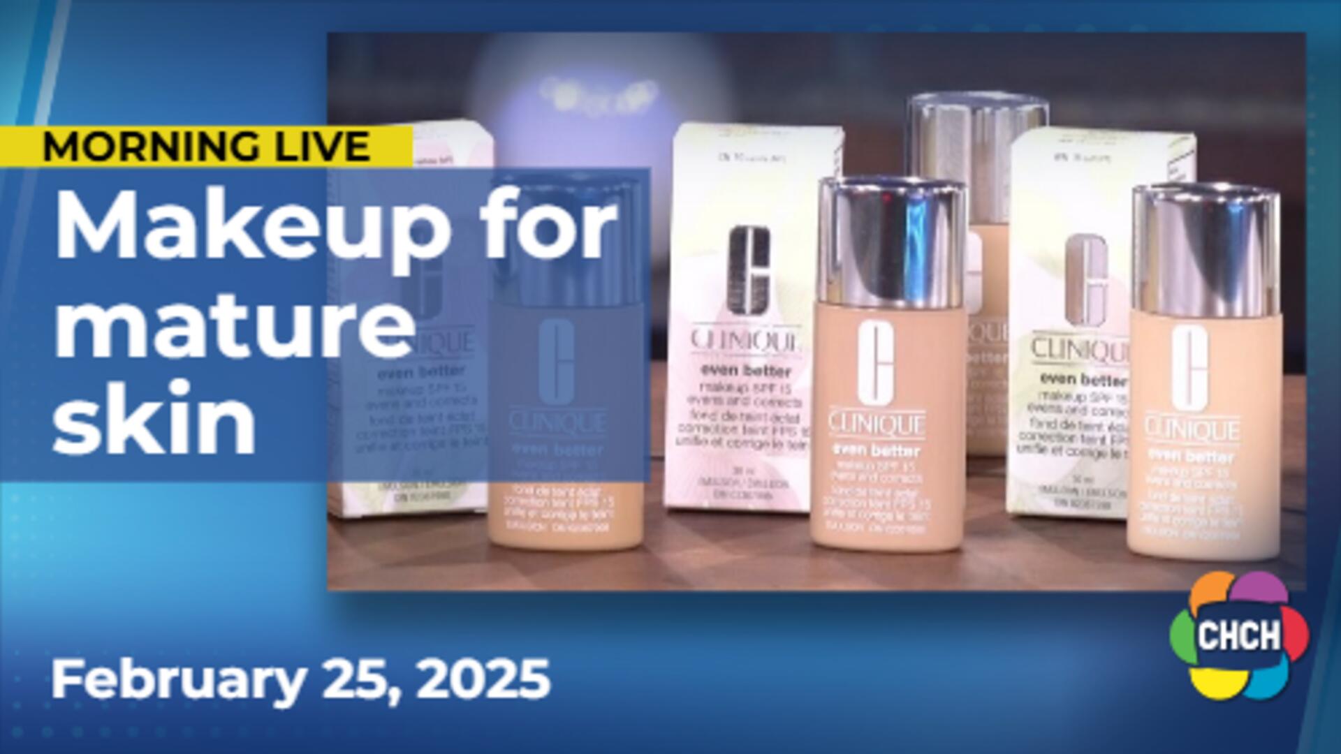 Makeup advice for mature skin