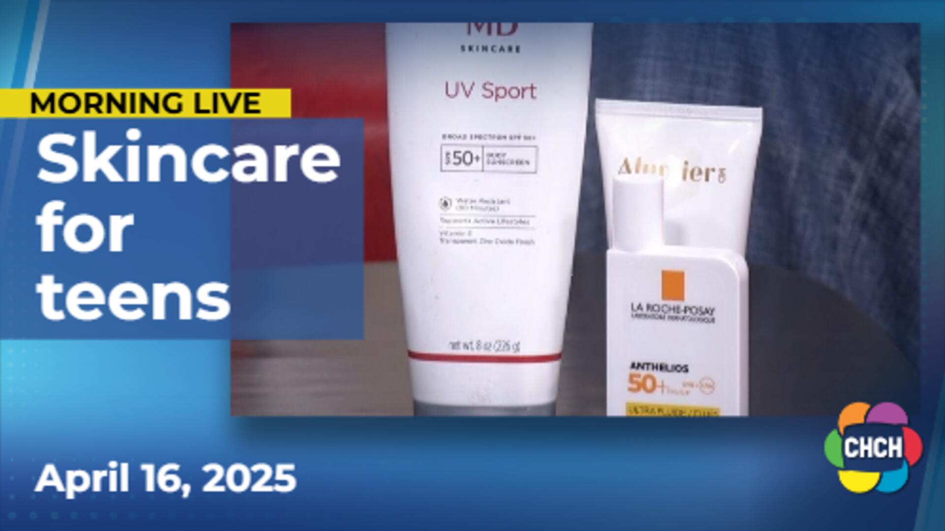 Skincare routine for teens