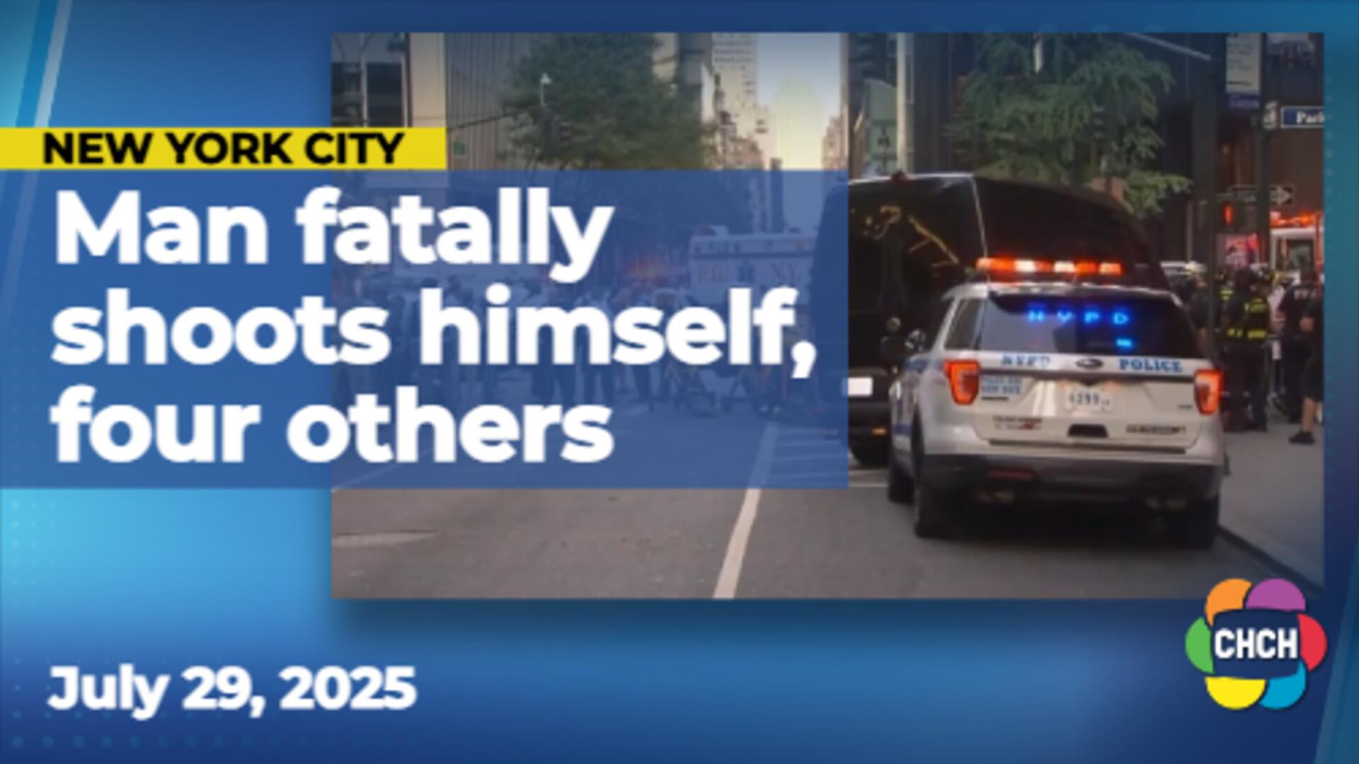 Four killed in NYC shooting, mayor says NFL headquarters was target