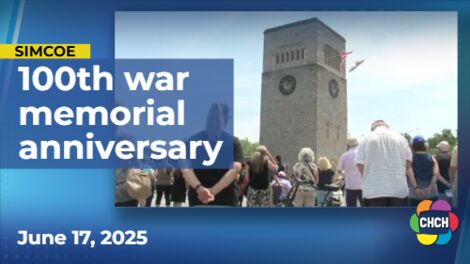 Simcoe celebrates 100th anniversary of war memorial