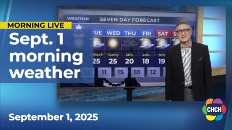 Morning weather forecast for Sept. 1, 2025