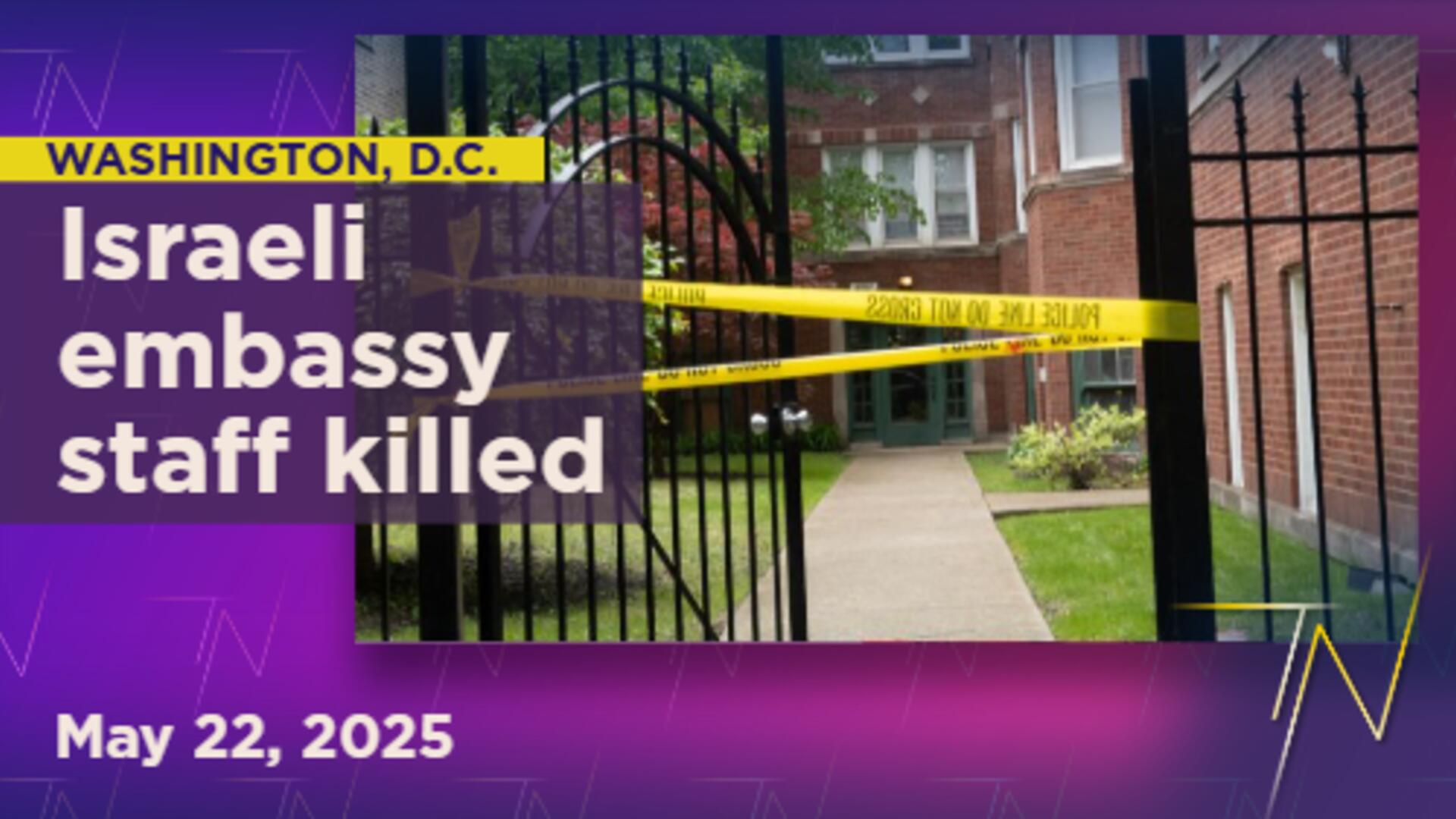 Israeli diplomatic staff gunned down outside D.C. museum