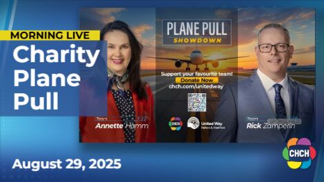 Friendly feud takes flight at plane pull for charity