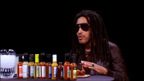 S20E003 Lenny Kravitz Stays Cool While Eating Spicy Wings