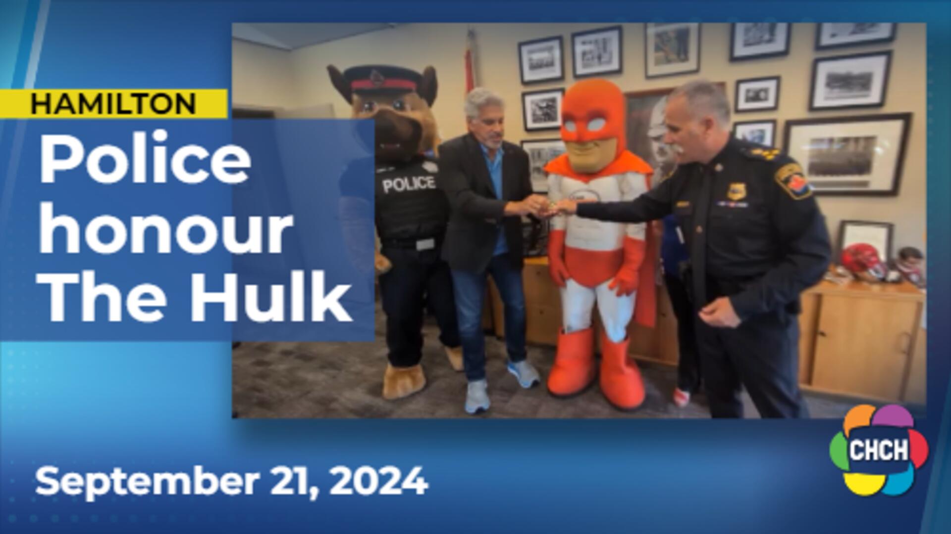 The Incredible Hulk bursts through Hamilton Convention Centre