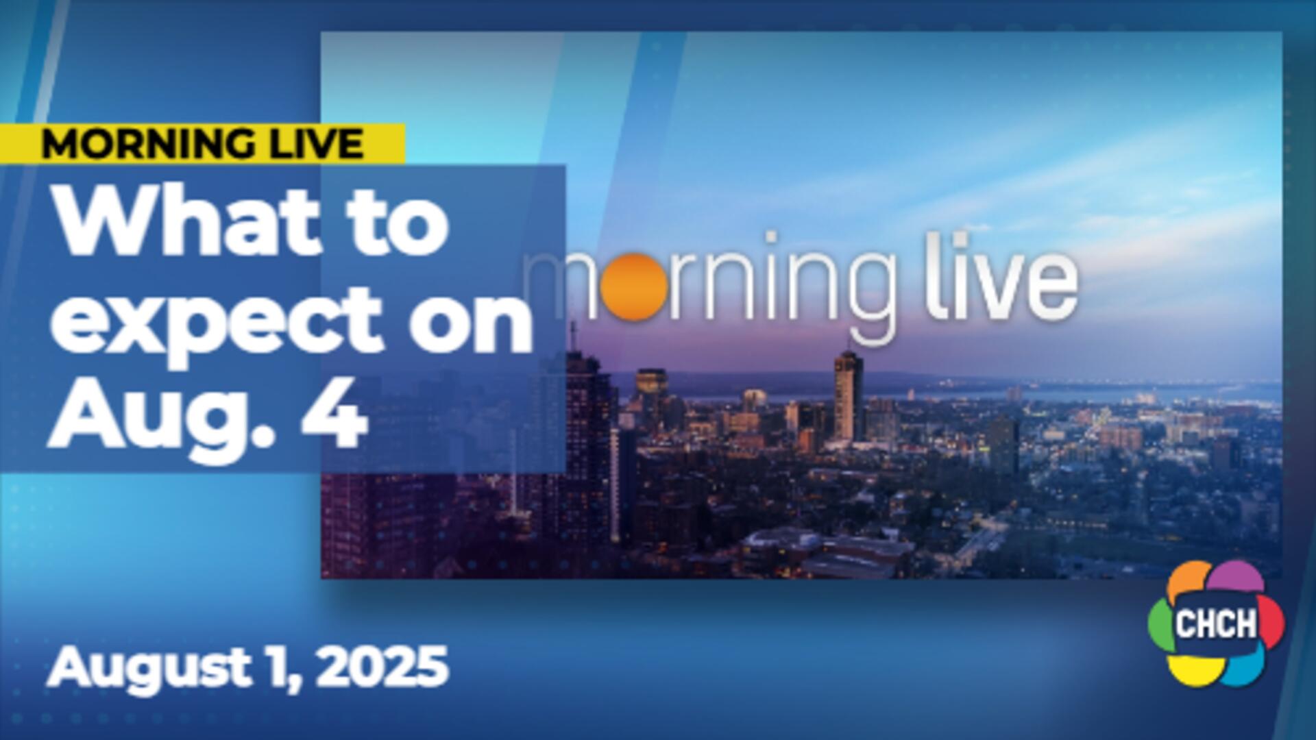 What to expect on Morning Live on Aug. 4, 2025