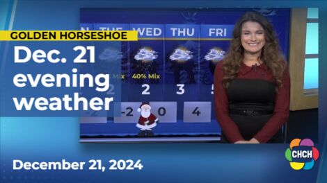 Evening weather forecast for December 21, 2024
