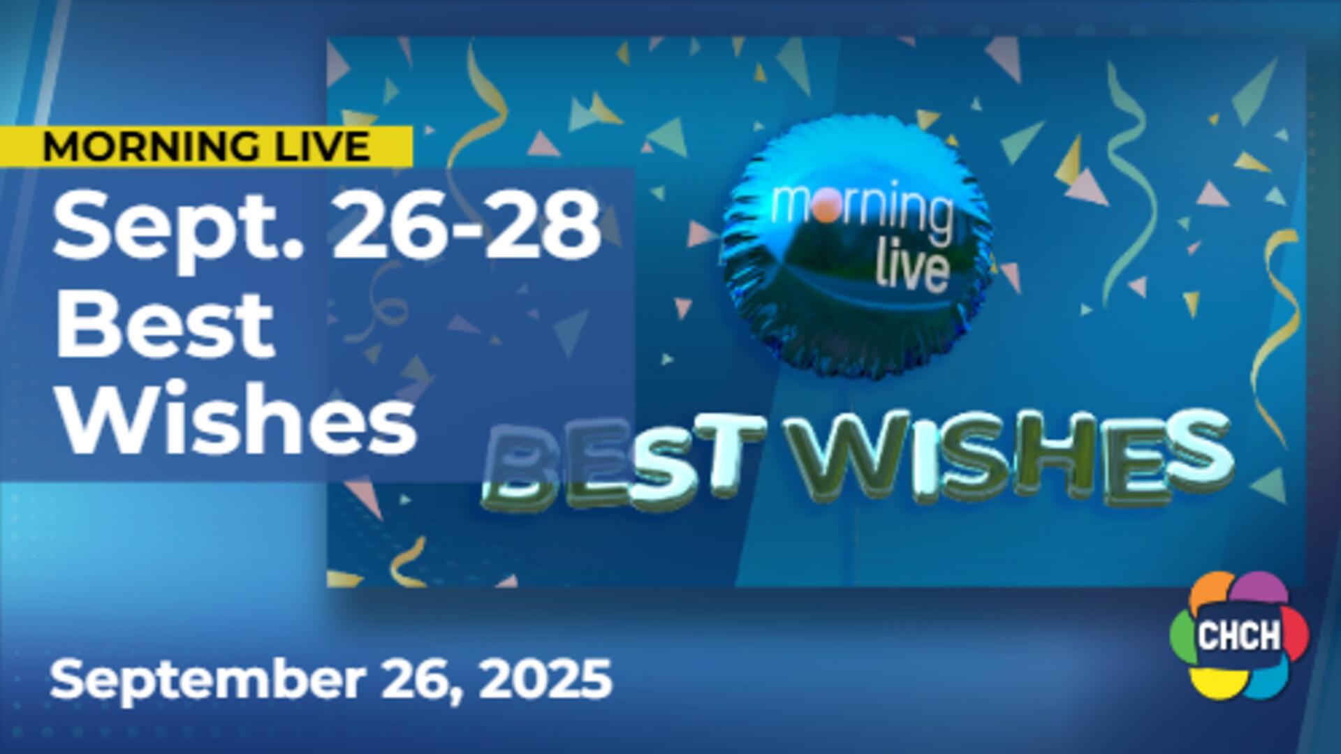 Best Wishes for Sept. 26-28, 2025