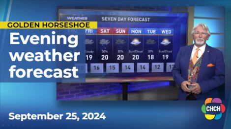 Evening weather forecast for September 25, 2024