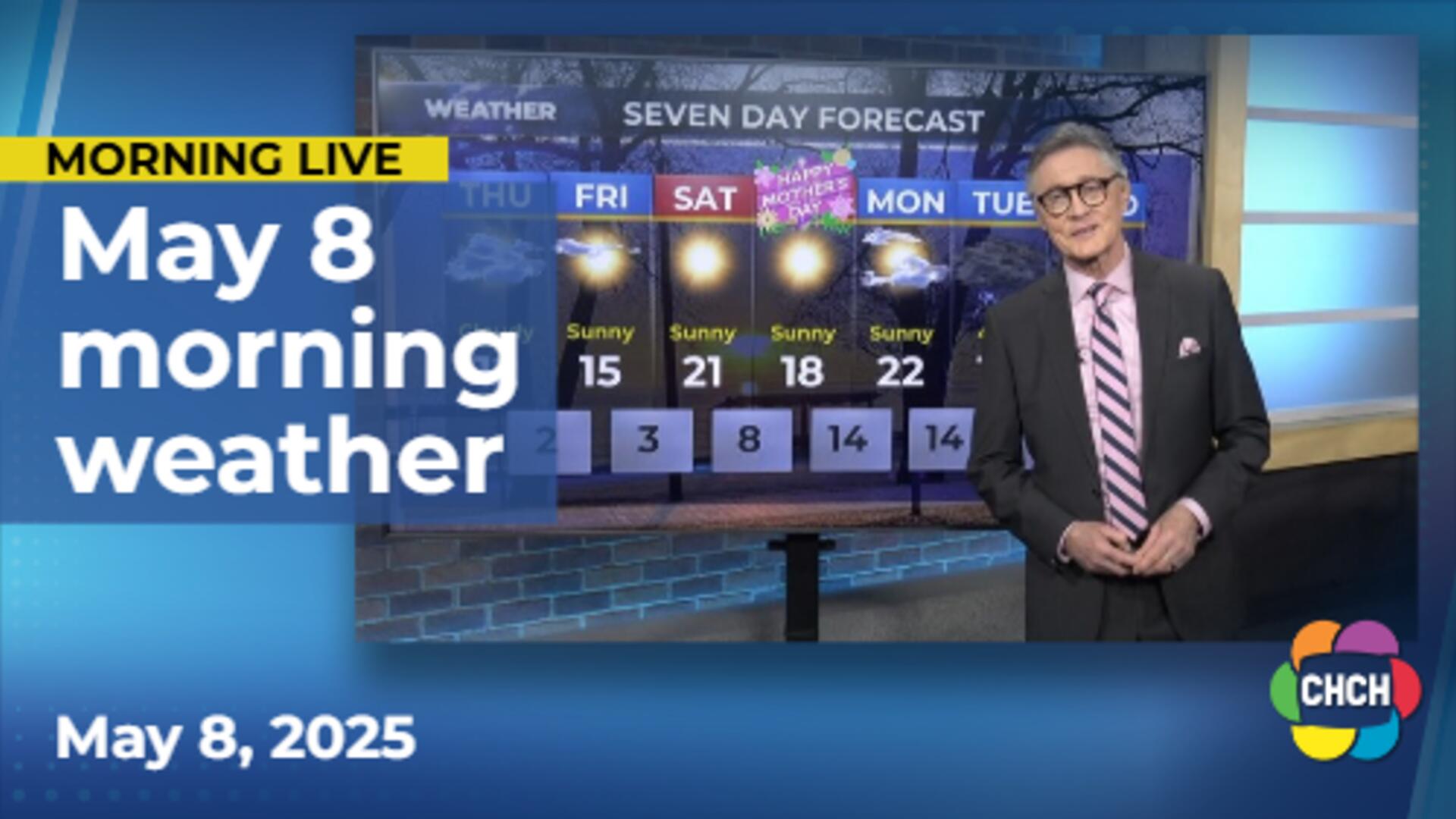 Morning weather forecast for May 8, 2025