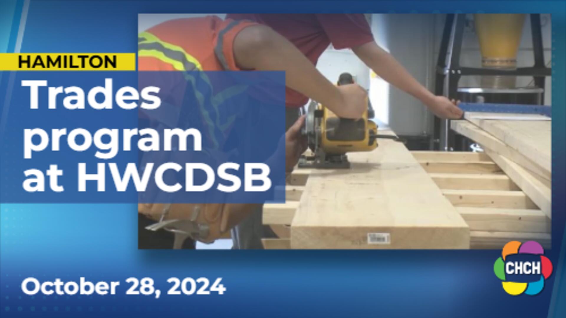 Hamilton school board opens carpentry program to get students into trades