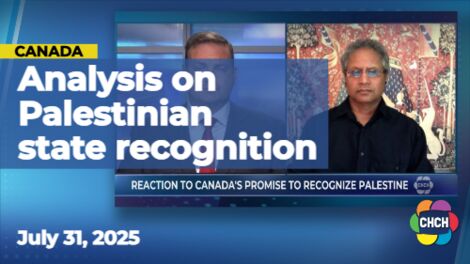Senior fellow at UofT speaks on Canada's plan to recognize Palestinian state
