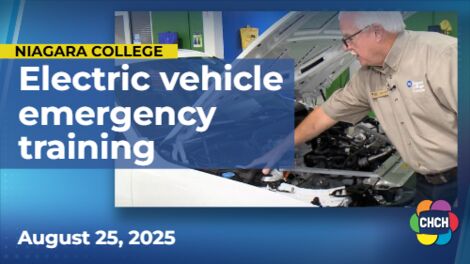 Niagara College offers first responders specialized electric vehicle emergency training