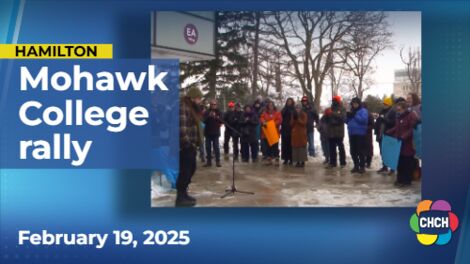 Rally at Mohawk College for underfunding concerns