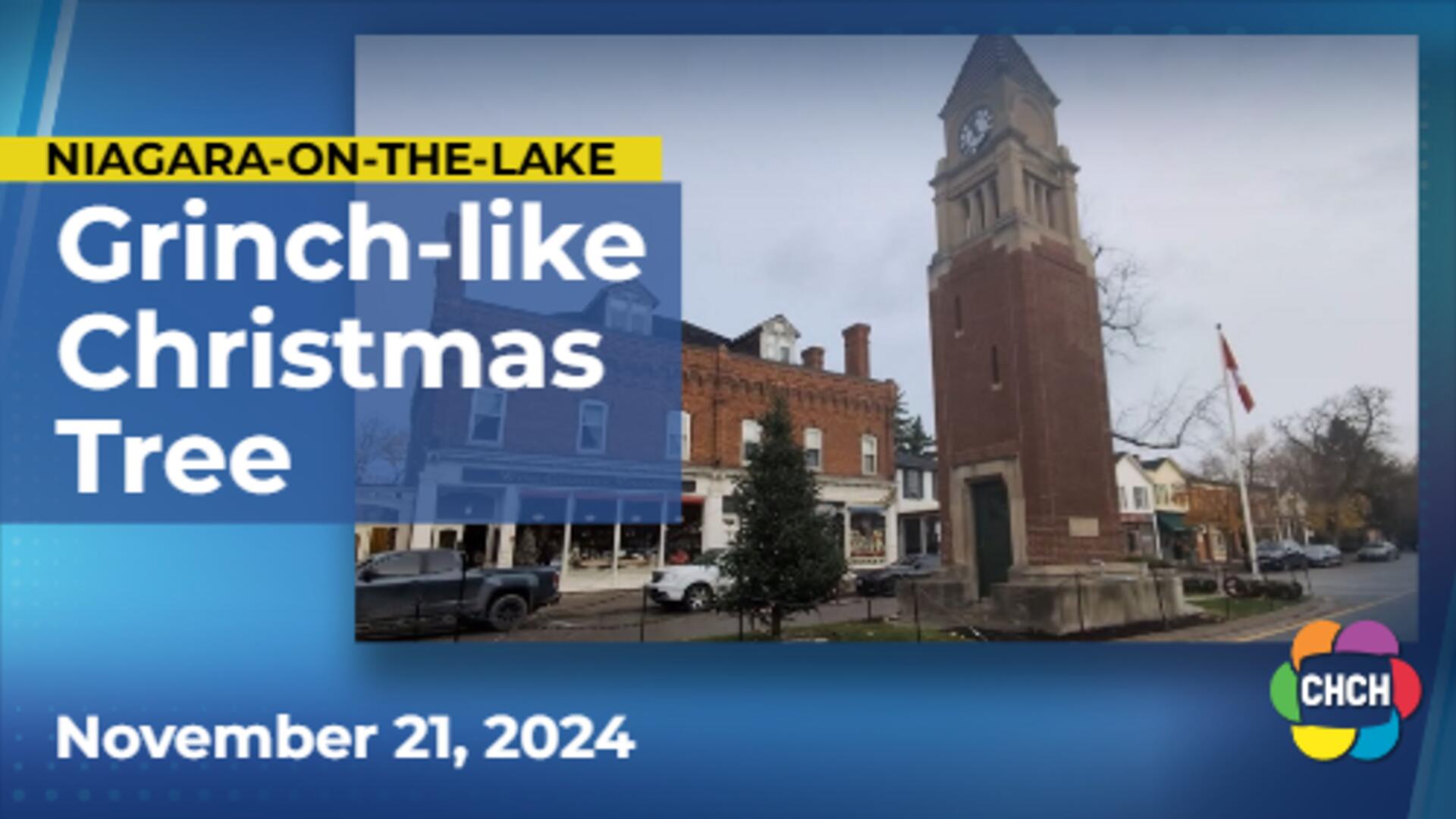 Niagara-on-the-Lake’s tree misses the holiday spirit