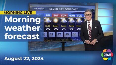 Morning weather forecast for August 22, 2024