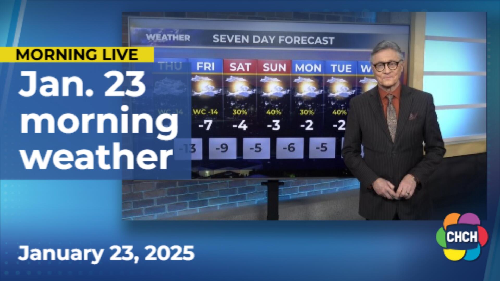 Morning weather forecast for January 23, 2025