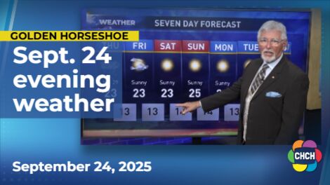 Evening weather forecast for Sept. 24