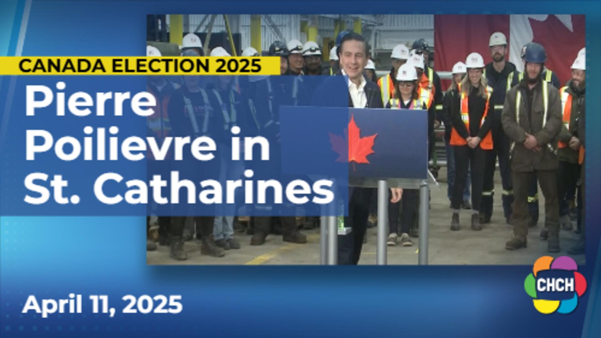 PC Leader Pierre Poilievre’s economic plan dominates campaign stop