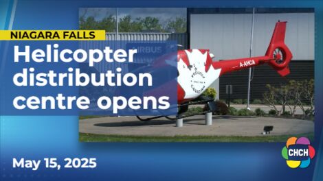 Airbus opens new helicopter distribution centre in Niagara Falls