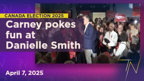 Liberal Leader Mark Carney takes aim at U.S. tariffs, criticizes Ford and Smith