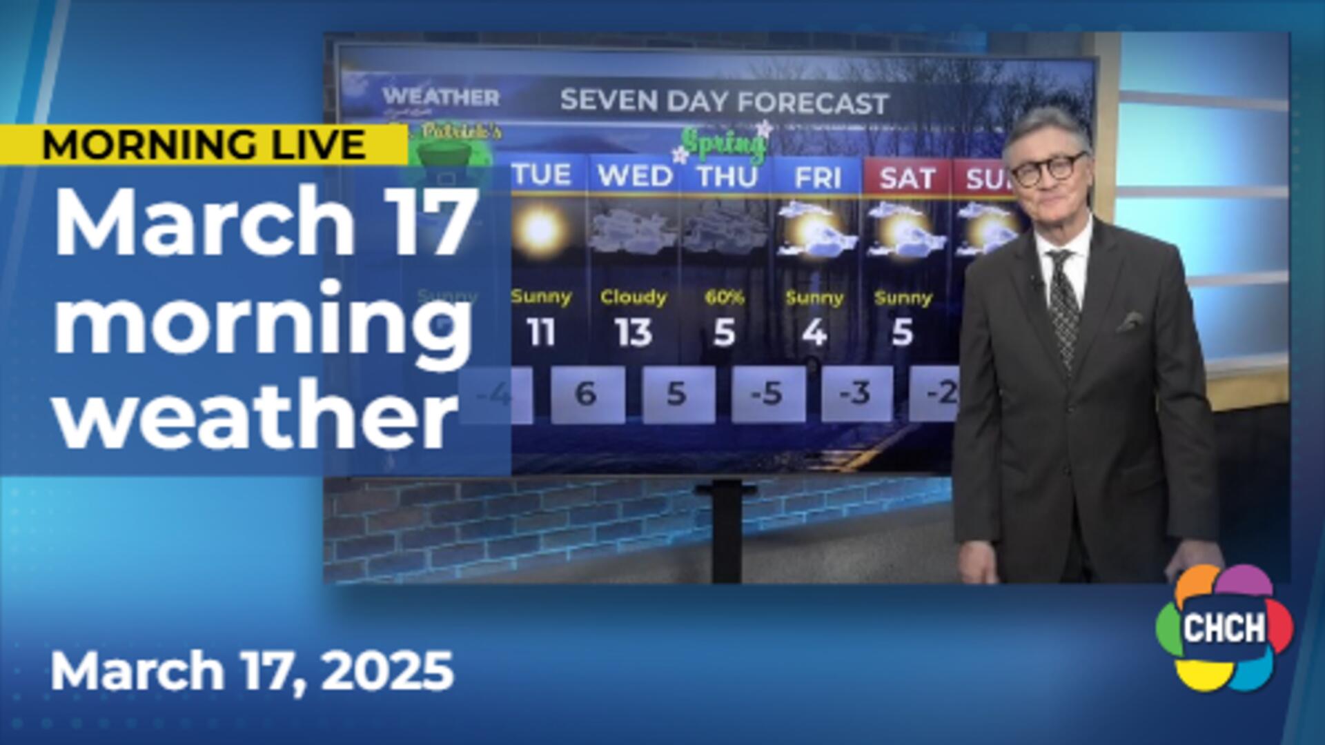 Morning weather forecast for March 17, 2025