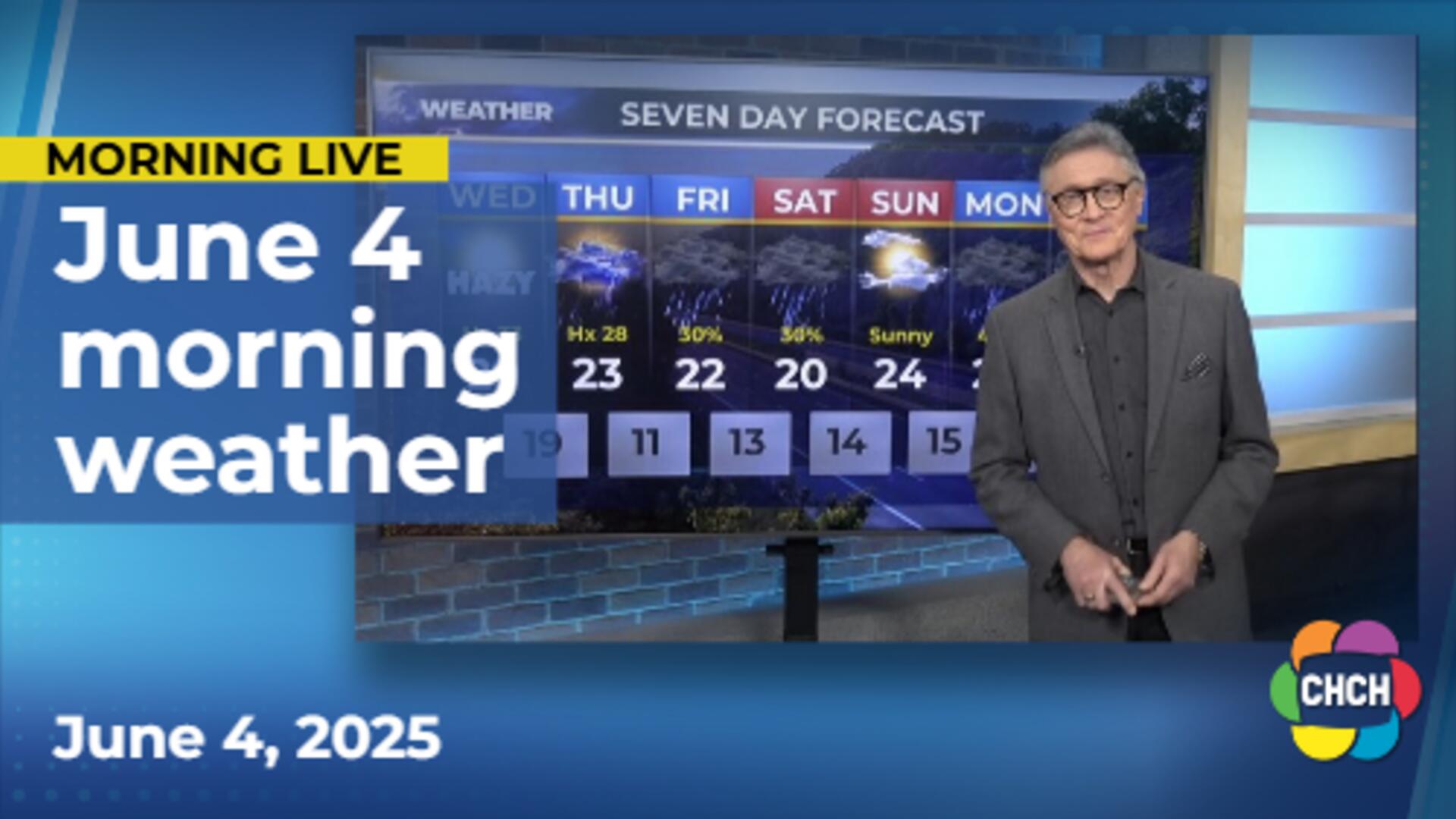 Morning weather forecast for June 4, 2025