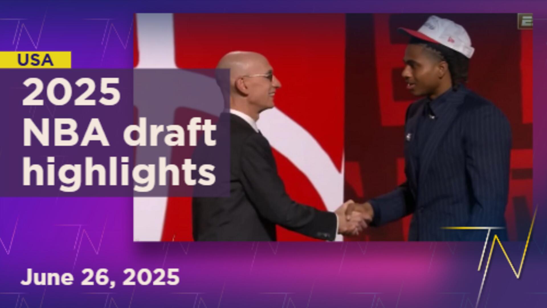 Surprises and shocks mark first round of NBA draft