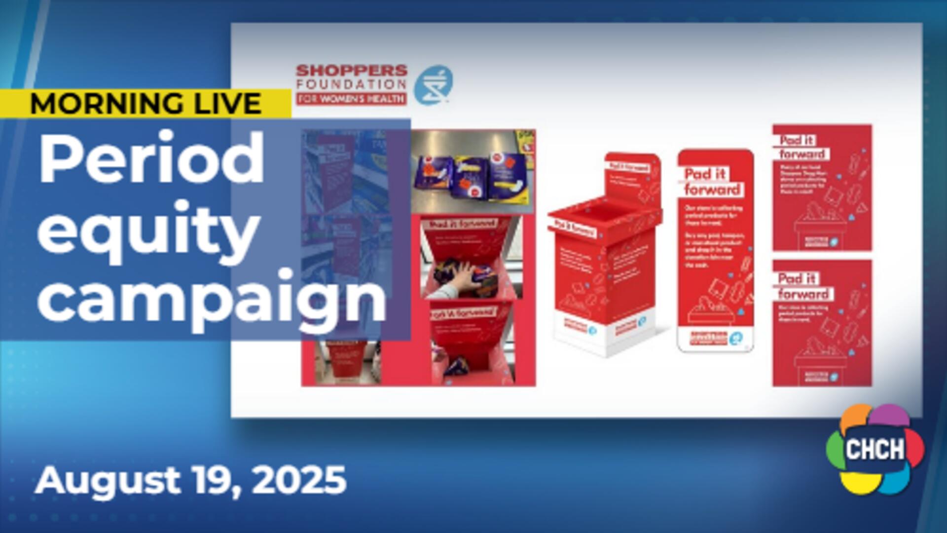 A new campaign is 'padding it forward' to end period inequity