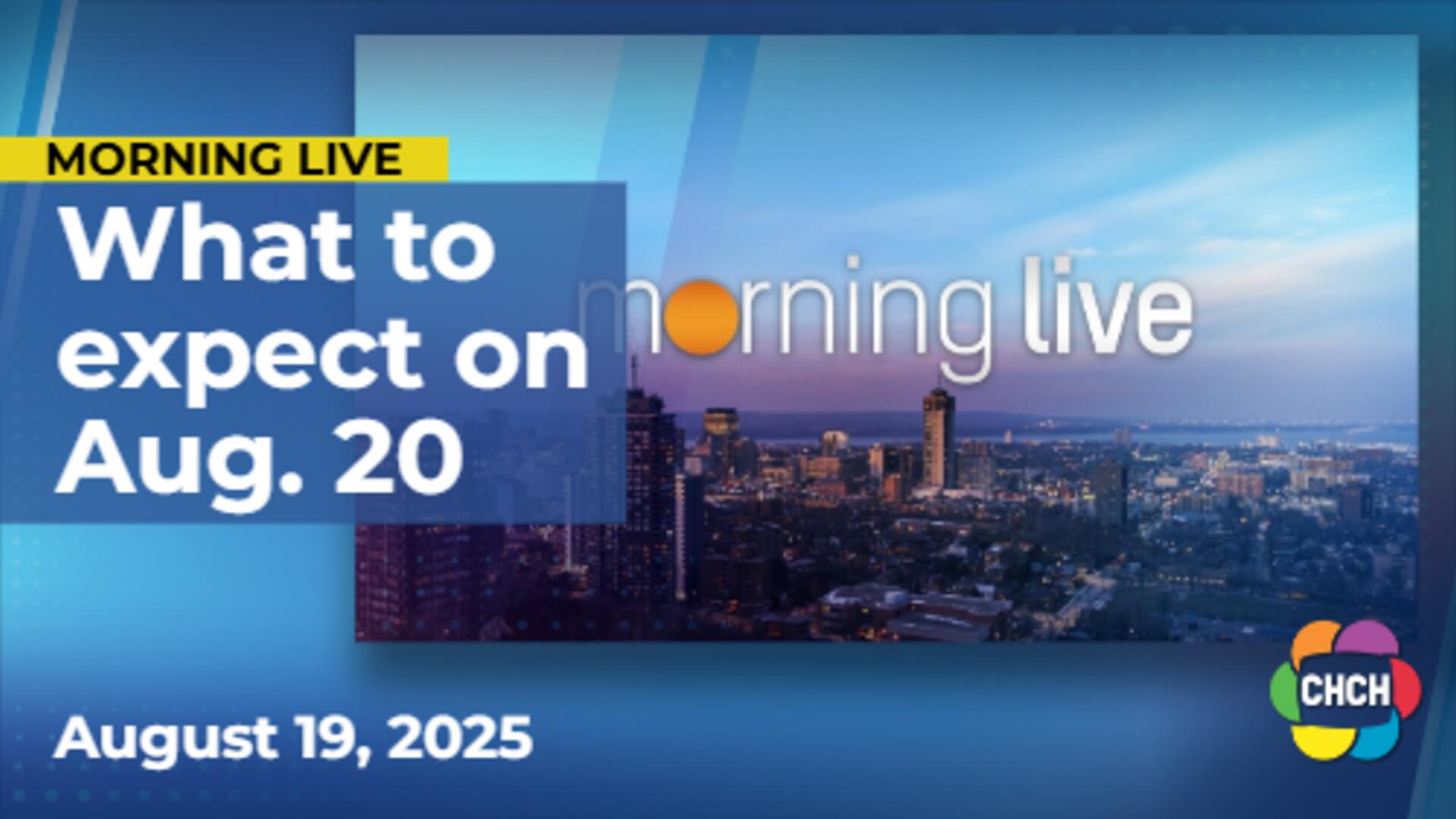 What to expect on Morning Live on Aug. 20, 2025