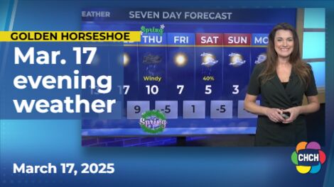 Evening weather forecast for March 17, 2025