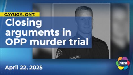 Closing Crown and defence arguments in murder trial of slain OPP officer