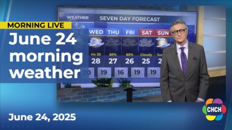 Morning weather forecast for June 24, 2025
