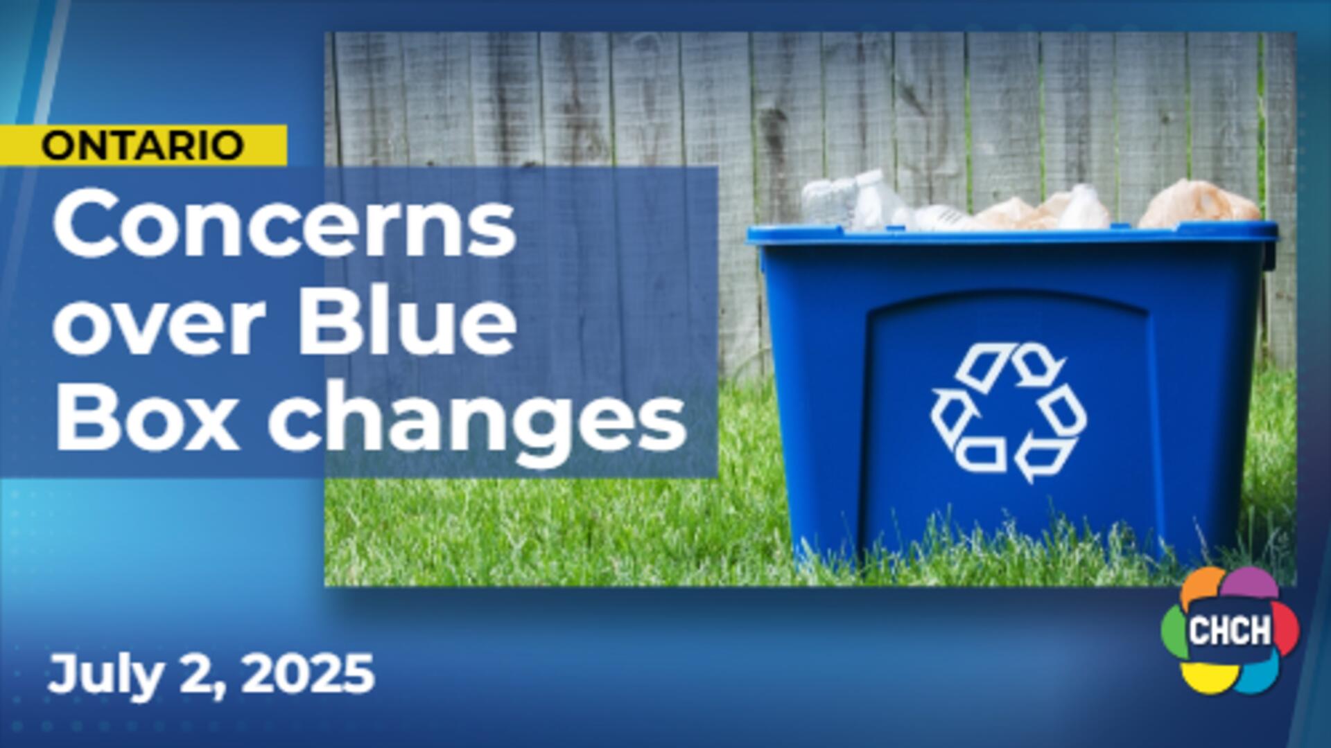 Changes to Ontario's Blue Box Program spark air quality concerns