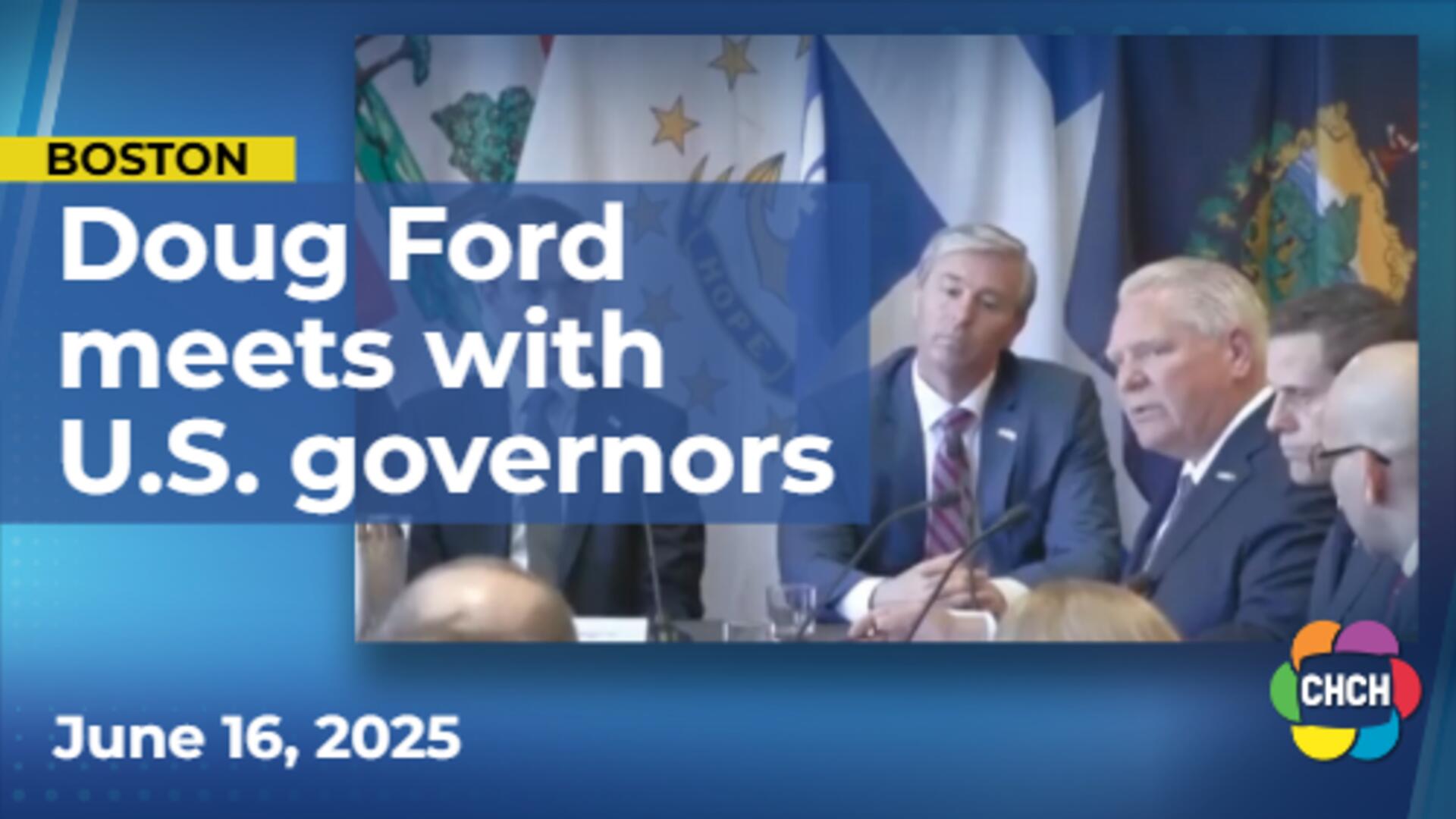 Ontario premiers, U.S. governors push back against Trump’s tariffs