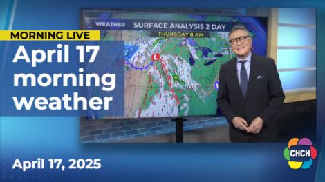 Morning weather forecast for April 17, 2025