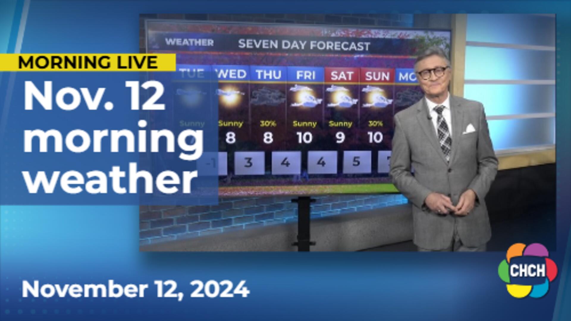 Morning Weather for November 12th, 2024