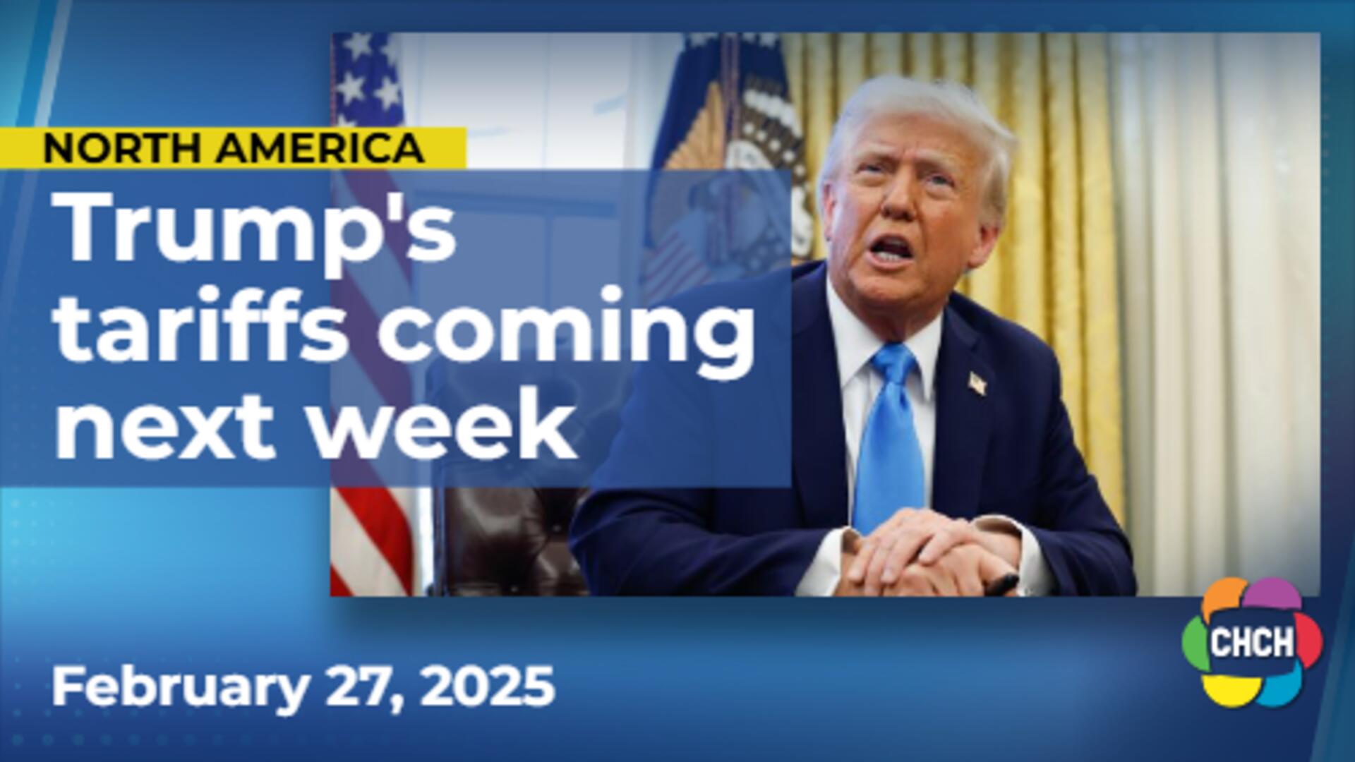 Trump plans tariffs on Mexico and Canada for Tuesday