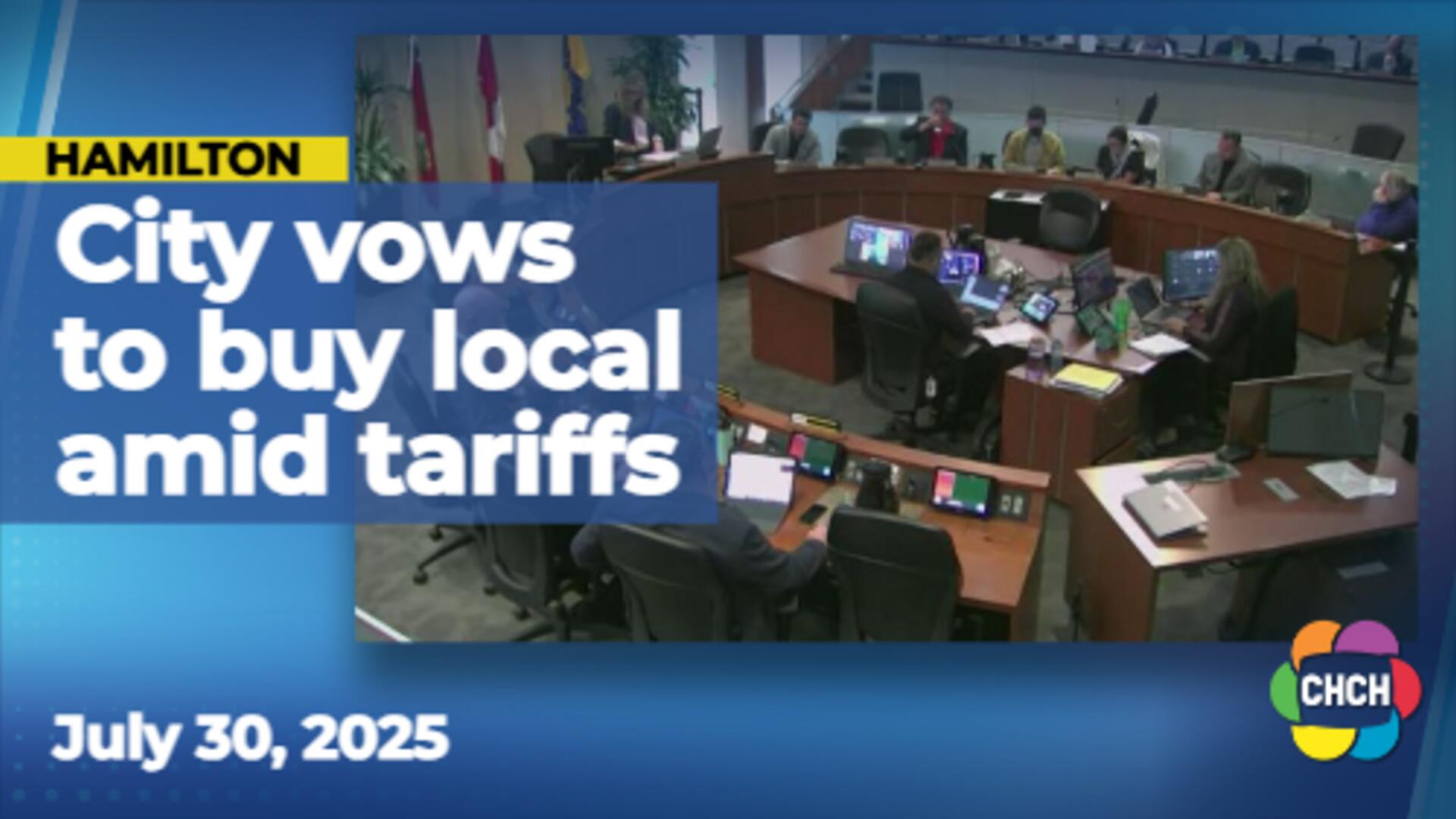 Hamilton commits to 'buy local' in future contracts ahead of new U.S. tariffs