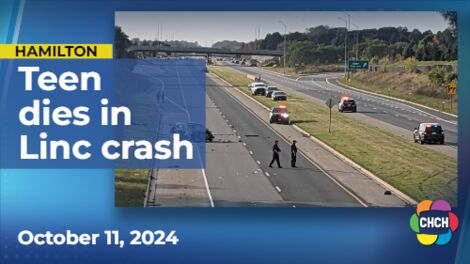 1 teen dead, 2 in hospital after multi-vehicle crash on Hamilton's Linc