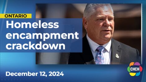 Ford government cracking down on encampments