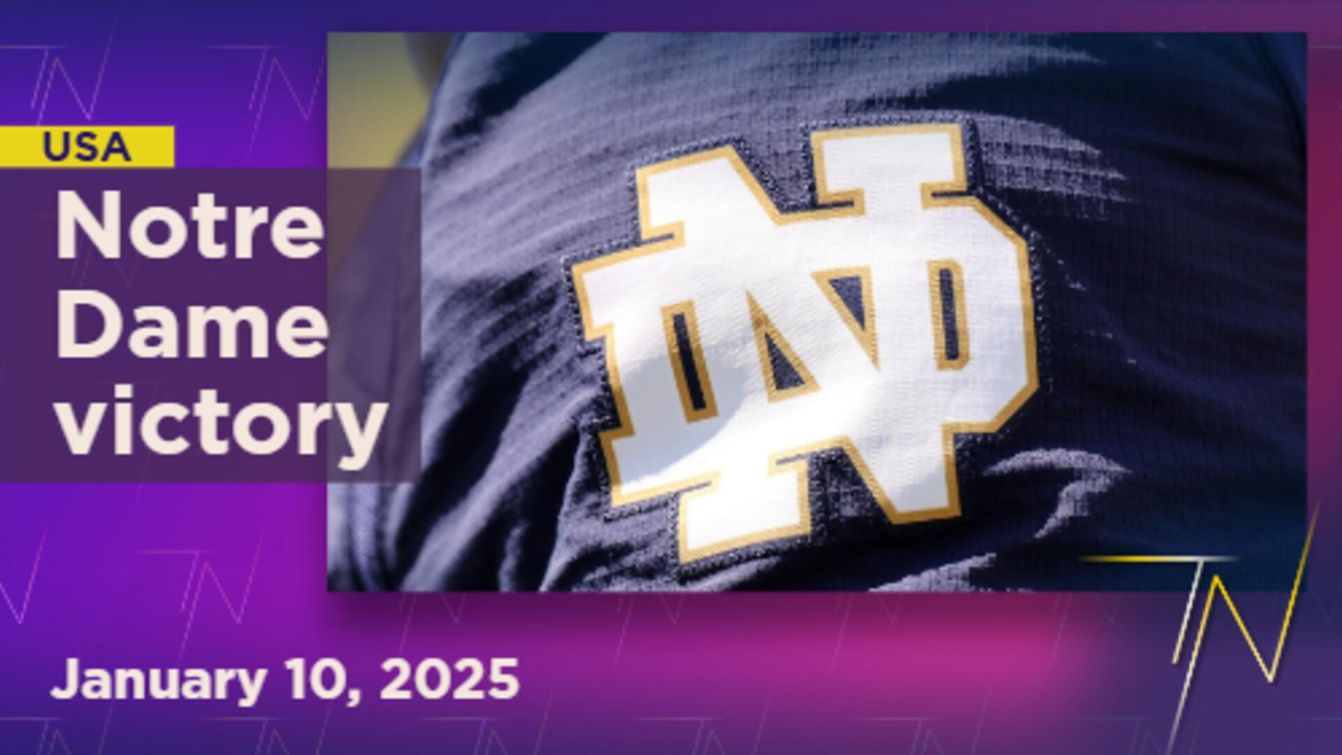 Notre dame football heading back to the national championship