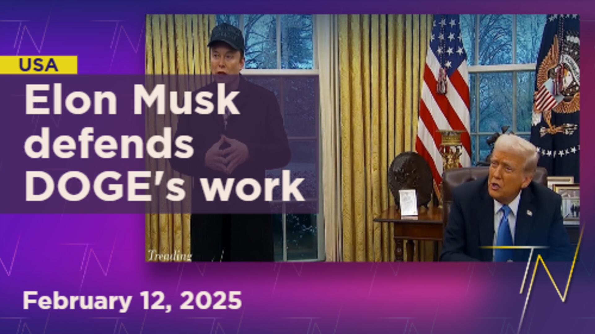 Elon Musk defends Trump’s efficiency plan amid backlash