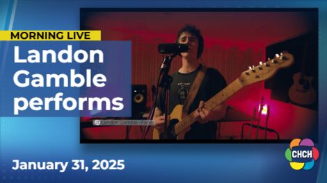 Landon Gamble performs 'Faces' on Music Friday