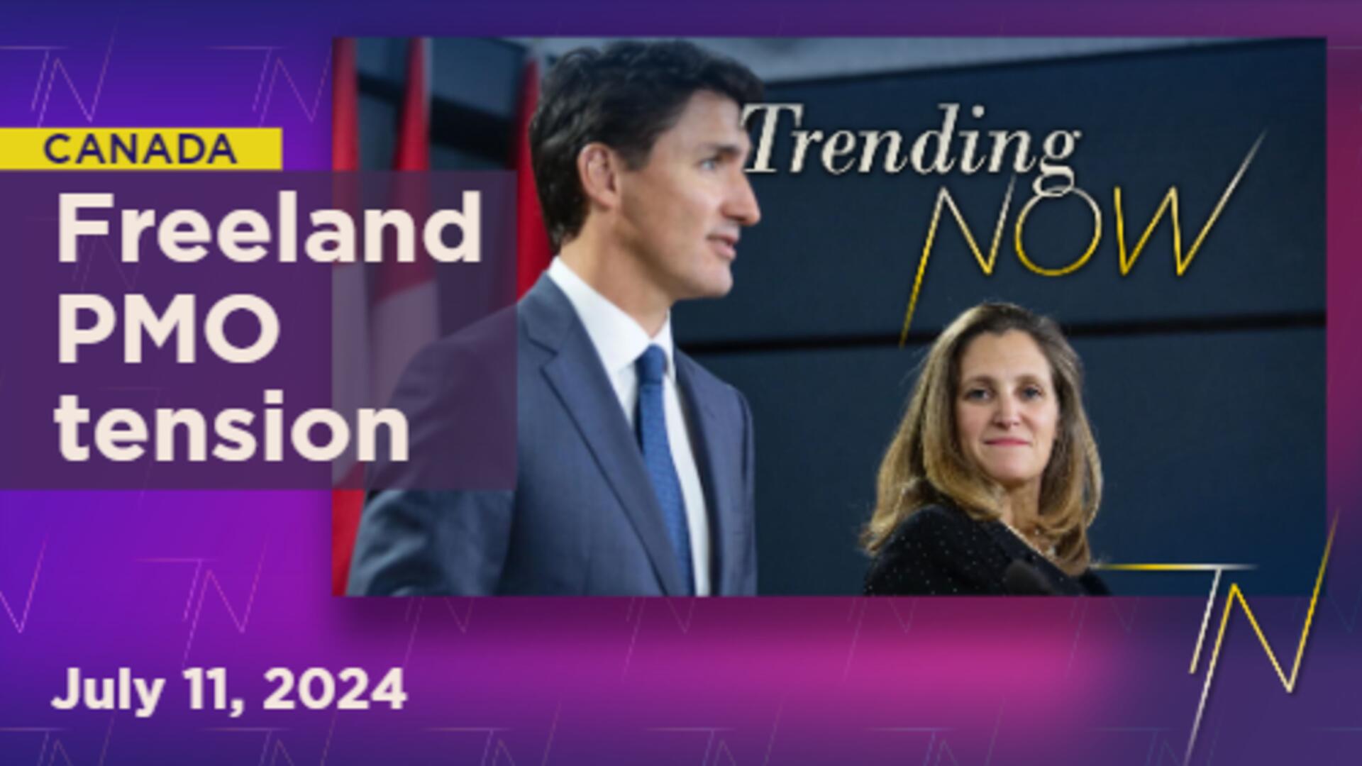 Trudeau pledges 'full confidence' in deputy PM amid rumours of tension