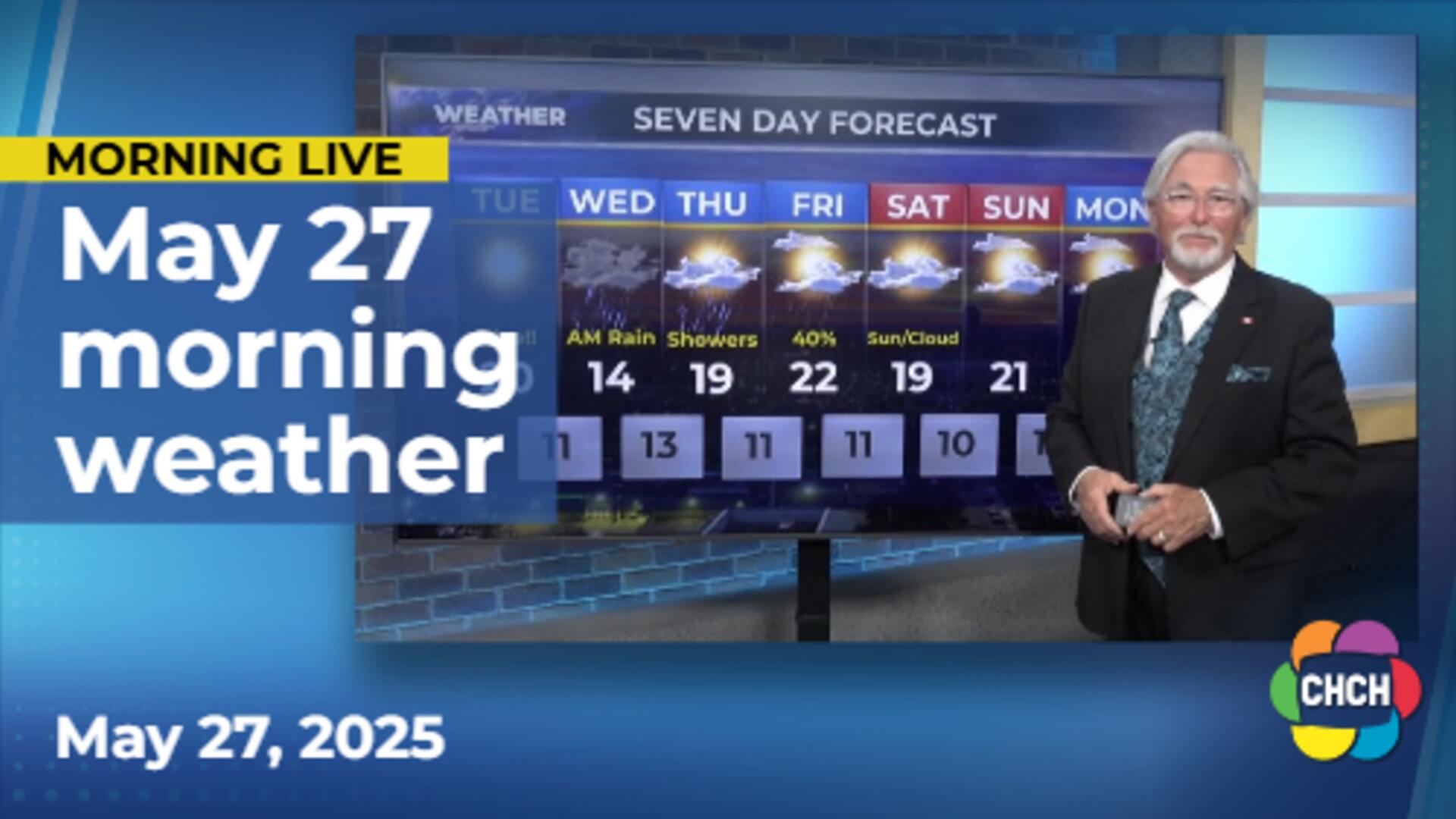 Morning weather forecast for May 27, 2025