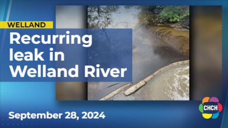 Niagara residents voice concerns over recurring leak in Welland River